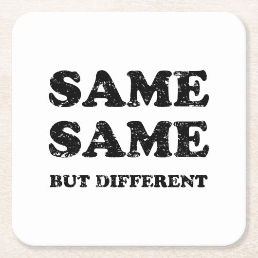 HETZELFDE MAAR VERSCHILLEND KARTONNEN ONDERZETTERS (Voorkant)