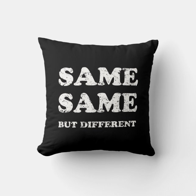 HETZELFDE MAAR VERSCHILLEND KUSSEN (Voorkant)