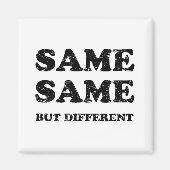 HETZELFDE MAAR VERSCHILLEND MAGNEET (Voorkant)