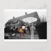 Hetzelfde oude ding de dag voor Thanksgiving... Feestdagenkaart (Voorkant)