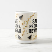 Hetzelfde probleem, nieuw jaar koffiemok (Center)
