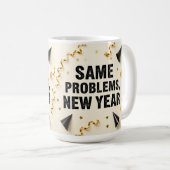 Hetzelfde probleem, nieuw jaar koffiemok (Voorkant rechts)