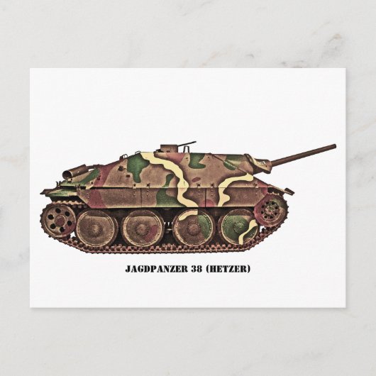 Hetzer Briefkaart (Voorkant)