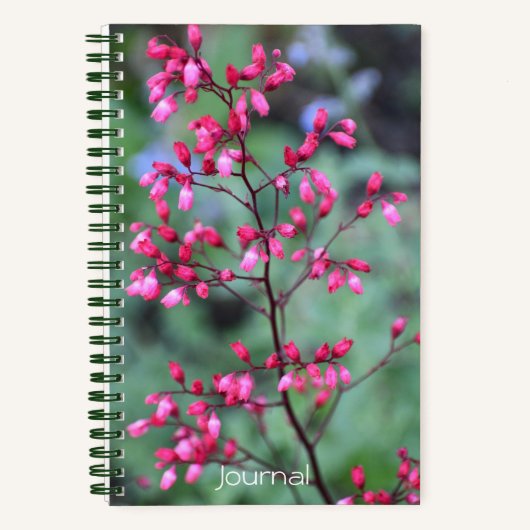 Heuchera Coral Bells Floral Notitieboek (Voorkant)