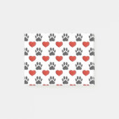 Heug- en roodhartsschilderpatroon post-it® notes (Voorkant)