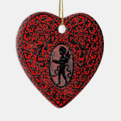 HEUGEN VAN DE KUPTE LACE KERAMISCH ORNAMENT (Rechts)
