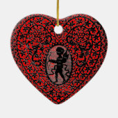 HEUGEN VAN DE KUPTE LACE KERAMISCH ORNAMENT (Achterkant)