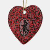 HEUGEN VAN DE KUPTE LACE KERAMISCH ORNAMENT (Links)