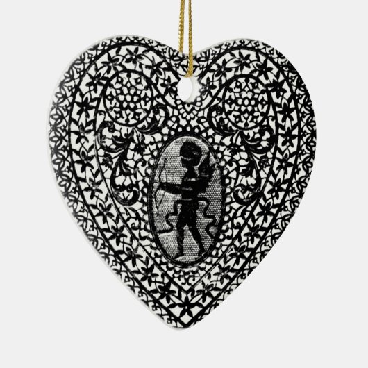 HEUGEN VAN DE KUPTE LACE KERAMISCH ORNAMENT (Rechts)