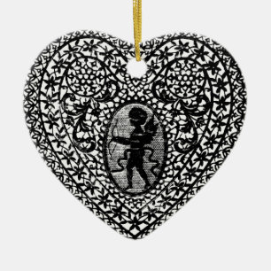 HEUGEN VAN DE KUPTE LACE KERAMISCH ORNAMENT