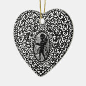 HEUGEN VAN DE KUPTE LACE KERAMISCH ORNAMENT (Links)