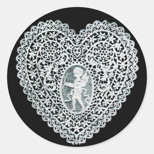 HEUGEN VAN DE KUPTE LACE RONDE STICKER (Voorkant)
