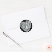HEUGEN VAN DE KUPTE LACE RONDE STICKER (Envelop)
