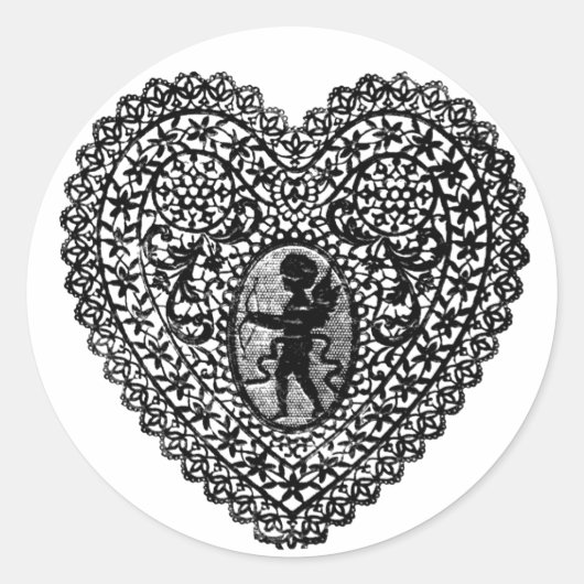 HEUGEN VAN DE KUPTE LACE RONDE STICKER (Voorkant)