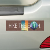Heuk op de aarde bumpersticker (Op auto)