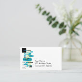 Heup A Go Standard, 3,5 x 2,0-inch Visitekaartje (Staand voorkant)