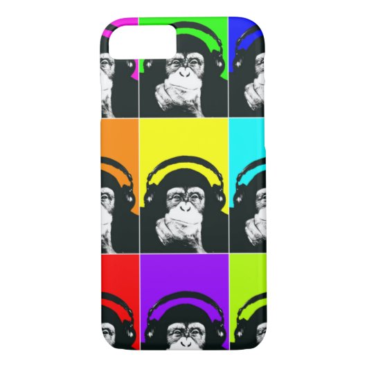 Heup-aap Pop Art Phone Case (Achterkant)