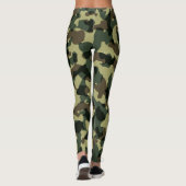 Heup afstuderen leggings vrouwen: ROTC Military De (Achterkant)