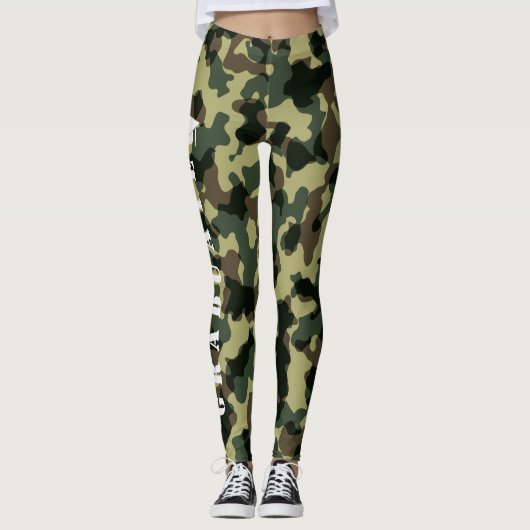 Heup afstuderen leggings vrouwen: ROTC Military De (Voorkant)