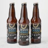 Heup {BOY} Baby showers flaconetiketten Bier Etiket (Flessen)