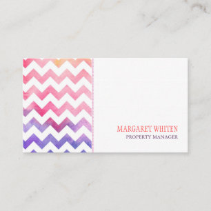 Heup Chevron Modern Minimal Visitekaartje