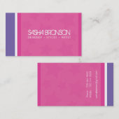 Heup- en moderne Visitekaartjes (Voorkant / Achterkant)