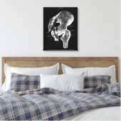 Heup Gewrichtsanatomie Medische Grote Canvaskunst Canvas Afdruk (Insitu (Slaapkamer))