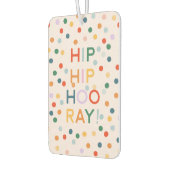 Heup Heup Hooray Verjaardagsfeest Gefeliciteerd Luchtverfrisser (Links)