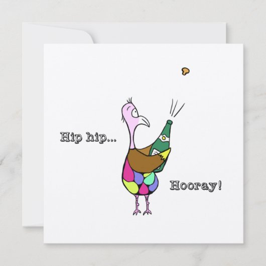 Heup... Hoera! Kaart (Voorkant)