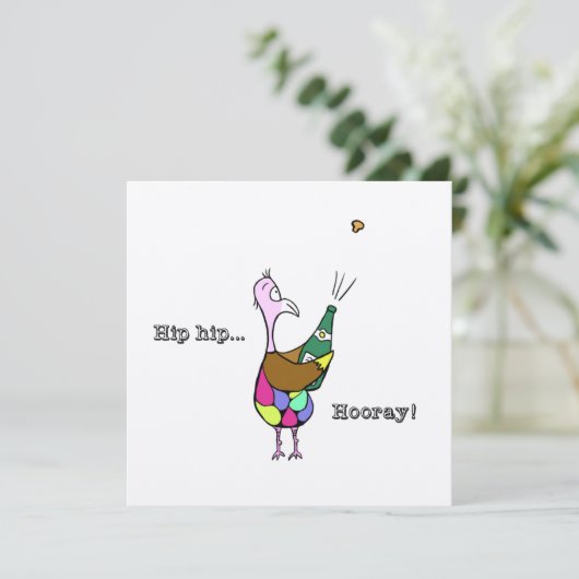 Heup... Hoera! Kaart (Staand voorkant)