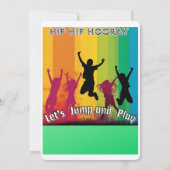 Heup Hoera! Laten we stuiteren: Trampoline Park Kaart (Achterkant)