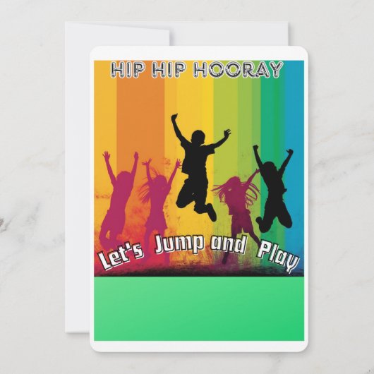 Heup Hoera! Laten we stuiteren: Trampoline Park Kaart (Achterkant)