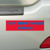 Heup Hoptimus Prime Bumpersticker (Op auto)