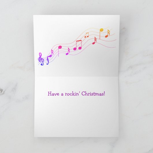 Heup kerstmis feestdagen kaart (Binnen)