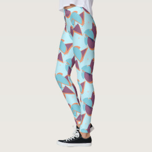 Heup modern Abstract Geometric 50s Kunstpatroon Leggings