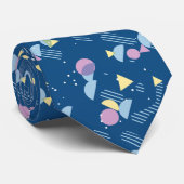 Heup modern Abstract Geometric 50s Kunstpatroon Stropdas (Opgerold)