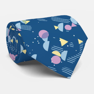 Heup modern Abstract Geometric 50s Kunstpatroon Stropdas