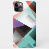 Heup Modern Abstract Geometrisch Kunstpatroon iPhone Hoesje (Achterkant)