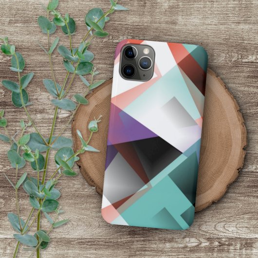 Heup Modern Abstract Geometrisch Kunstpatroon iPhone Hoesje