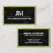 Heup + Modern Monogram Visitekaartje (Voorkant / Achterkant)