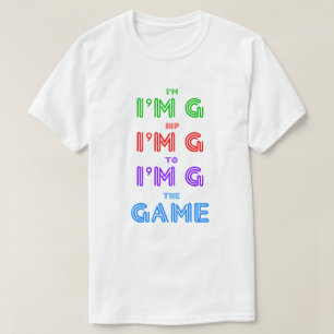 Heup naar de T-shirt van de GAME
