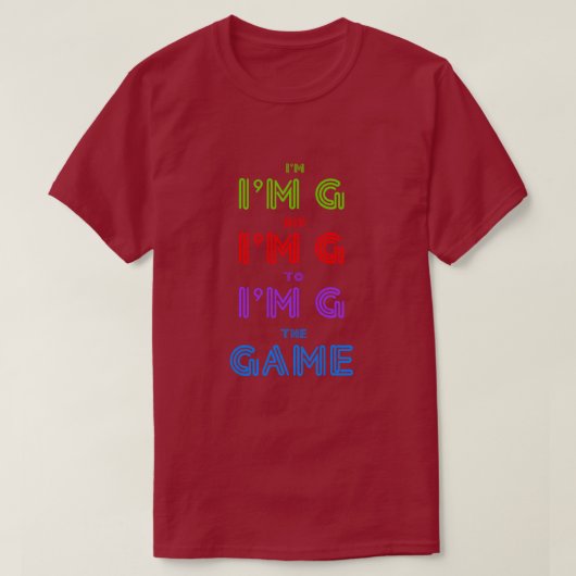 Heup naar de T-shirt van de GAME (Design voorkant)
