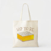 Heup om (Lemon) vierkant te zijn, boog dessert gee Tote Bag (Voorkant)