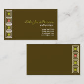 Heup om vierkant chocolade Visitekaartje te zijn (Voorkant / Achterkant)