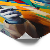 Heup roken Ape Home Decoration Wall Art Poster (Hoek)