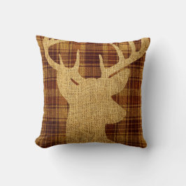 Heup Rustic Deer Silhouette op postuur Kussen