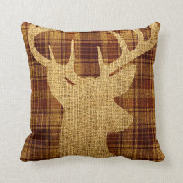 Heup Rustic Deer Silhouette op postuur Kussen