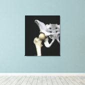 Heuparticulatie aan het bekken canvas afdruk (Insitu (Houten vloer))