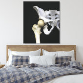 Heuparticulatie aan het bekken canvas afdruk (Insitu (Slaapkamer))