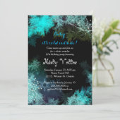 Heupbos Winter Surprise Birthday Kaart (Staand voorkant)